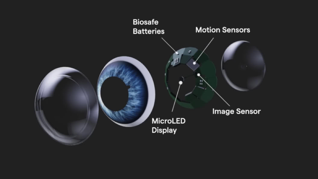 Mojo Vision augmented-reality contact lens